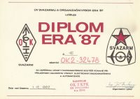 ERA 87<P>Number: # 0016<P>Publisher: Úv Svazarmu, OK2KFK<P>Date: 1.12.1987