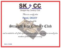 Straight Key Century Club - SKCC